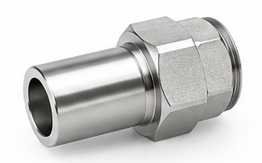 Weld connector tube socket