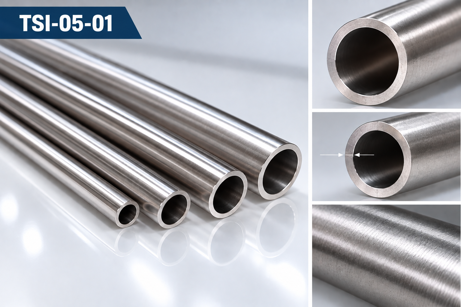 TSI-05-01 316 Stainless Steel Seamless Instrumentation Tubing