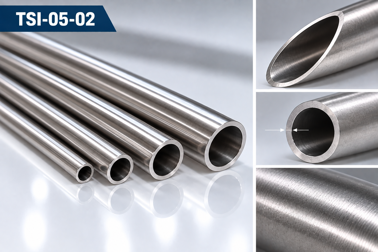 TSI-05-02 316L Stainless Steel Seamless Instrumentation Tubing