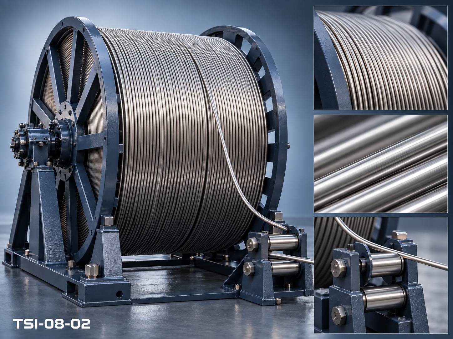 TSI-08-02 304L Stainless Steel Coiled Control Line Tubing